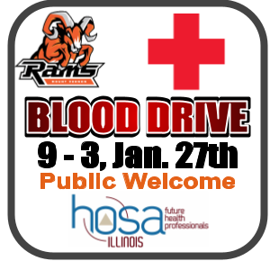 HOSA Blood Drive Jan 27th at MVTHS