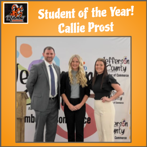 Callie Prost named Student of the Year by Jefferson County Chamber