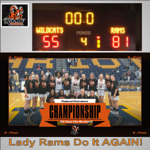 Lady Rams 3-Peat for Regional Championship