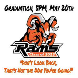 Graduation, 5PM, May 20th