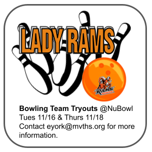 Lady Rams Bowling Tryouts