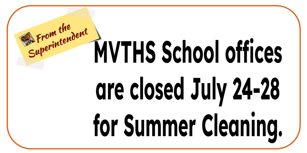 School offices closed July 24-28